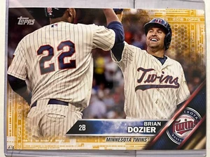 2016 Topps Brian Dozier Minnesota Twins 1/1 10x14 - Picture 1 of 2