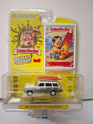 Greenlight Garbage Pail bambini serie 7 Chase Waxed Zack 1961 Volkswagen t (N... - Immagine 1 di 4