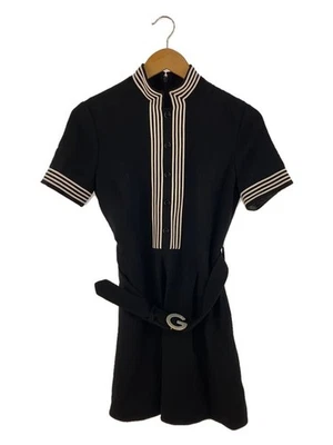 GUCCI Short Sleeve Dress Size 40 Wool Black - Image 1 of 4
