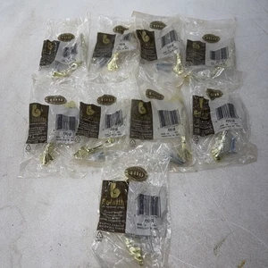 Lote de 9 Belwith Hardware Ultra Latón 3" Ctr Gabinete Arco Tirador Manija P343-UB - Imagen 1 de 7