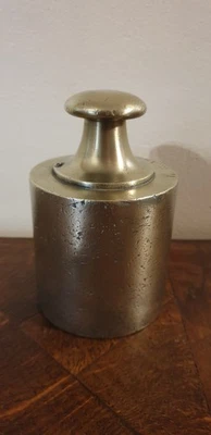 ANCIEN POIDS LAITON 5 KILOGS CHEMIN A PARIS XIX ème - Photo 1/4