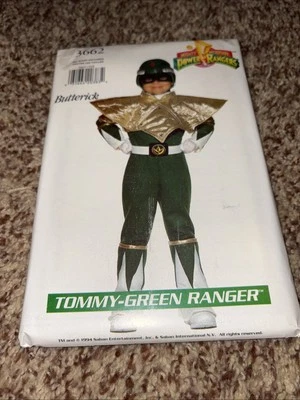 Unused Uncut Butterick Sewing Pattern 3662 Tommy Green Power Ranger All Sizes - Image 1 of 2
