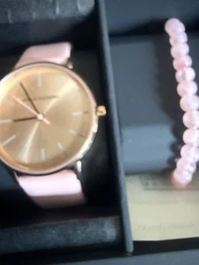Armani Exchange Pink Lades Watch Set - Picture 1 of 6