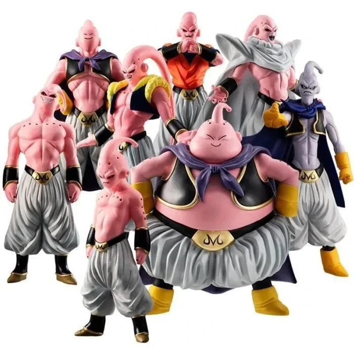 8 pièces/ensemble Dragon Ball Z Majin Buu Figure jouets DBZ Super Saiyan Figurin - Photo 1/3