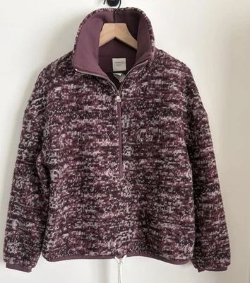 VARLEY Women's Bailey Half Zip Speckle Wool Blend Pullover Sweatshirt Sz S - Image 1 of 4