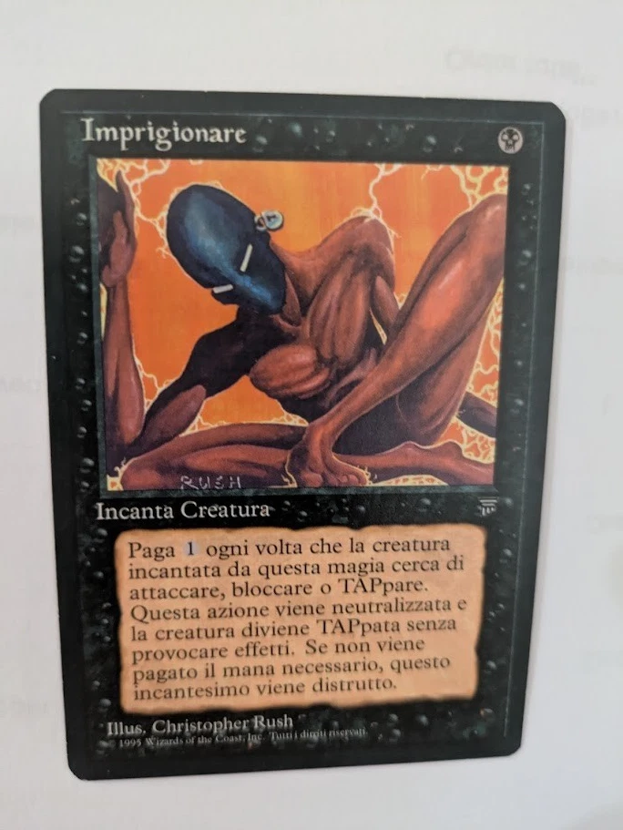 Italian Imprison Legends MTG LP++ Free shipping with tracking - Image 1 of 2