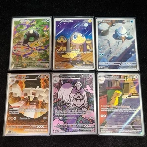 Pokémon Mega Evolution English Illustrator Art Rare Bundle X 6 - Picture 1 of 2