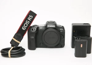 Cámara digital Canon EOS R5 sin espejo (solo cuerpo) sensor CMOS de fotograma completo de 45 MP - Imagen 1 de 9