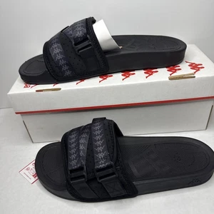 Schwarze Kappa Pantoletten schwarz-grau DK Herren 10 - Bild 1 von 3