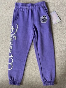Disney 100 Years If Wonder Purple Sweatpants Girls 5 / 6 NWT - Picture 1 of 13