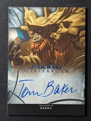 2024 Topps Star Wars Masterwork - Autograph Bendu #A-TB (Tom Baker) - Image 1 of 2