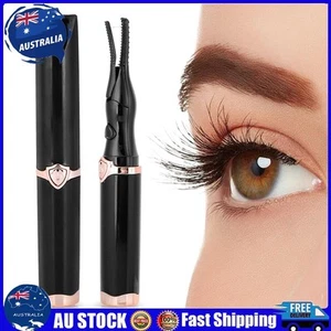 Heated Eyelash Curler Long Lasting Rechargeable Electric Eyelash Curler (Black) - Picture 1 of 11