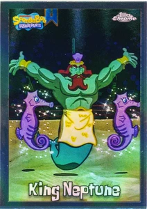 Topps Chrome Spongebob 2025 | King Neptune Refractor | 11 - Picture 1 of 1