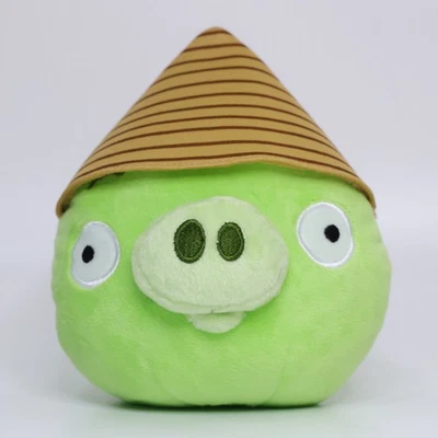 SAMPLE Angry Birds Moon Festival Straw Rice Pig Plush | 6" 2011 CWT Collection - Image 1 of 4