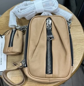 Aimee Kestenberg Tamitha Handy Umhängetasche mit RFID Tan Vachetta NEU Neu mit Etikett - Bild 1 von 9