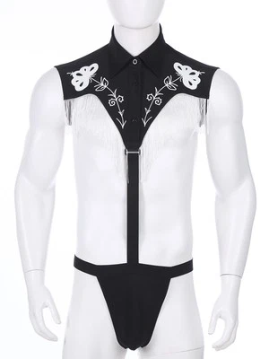 DE Herren Body String Unterwäsche Männer Wrestling Singlet Jockstrap Cowboy - Bild 1 von 4