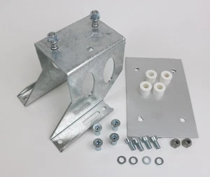 Unsinn Uchwyt koła zapasowego uniwersalny pasuje do przyczepy GTP UDK LM GDP UHK - Zdjęcie 1 z 2