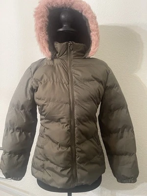 ARIZONA HEAVYWEIGHT PUFFER JACKET GIRLS MEDIUM (10-12) OLIVE COLOR! - Image 1 of 4