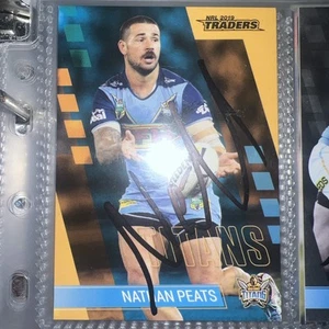 Nathan Peats Signed 2019 Traders NRL card Gold Coast Titans - Picture 1 of 1