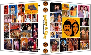 Álbum de fotos personalizado de 3 anillas con carpeta de televisión de los años 70 de Sonny & Cher - Imagen 1 de 2