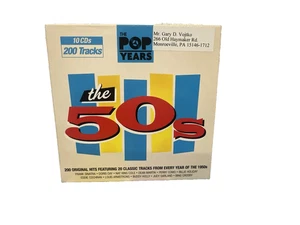 The 50s CD Box Set 10 discs 200 Tracks Sinatra Doris Dean Judy Garland Billie - Picture 1 of 5