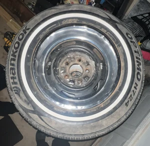 1976 Chevrolet Monte Carlo HANKOOK OPTIMO H724 4 Tires and ORIGINAL Rims 15x7 - Picture 1 of 6