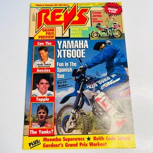 REVS Motorcycle News March/ April 1990 Vol 23 No. 12 Vintage Magazine - Picture 1 of 8