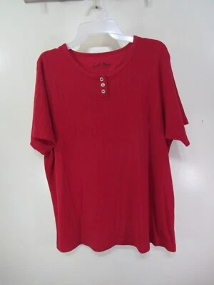 Top azul mujer L A talla 14 16 botones rojos manga corta Foto 1 de 4