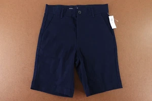 Old Navy Boys Size 10 Slim Ink Blue Built-In Flex Straight Uniform Shorts NWT - Picture 1 of 5