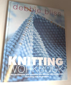 Debbie Bliss - Knitting Workbook - 20 Projects Hardcover 2001 - Picture 1 of 2