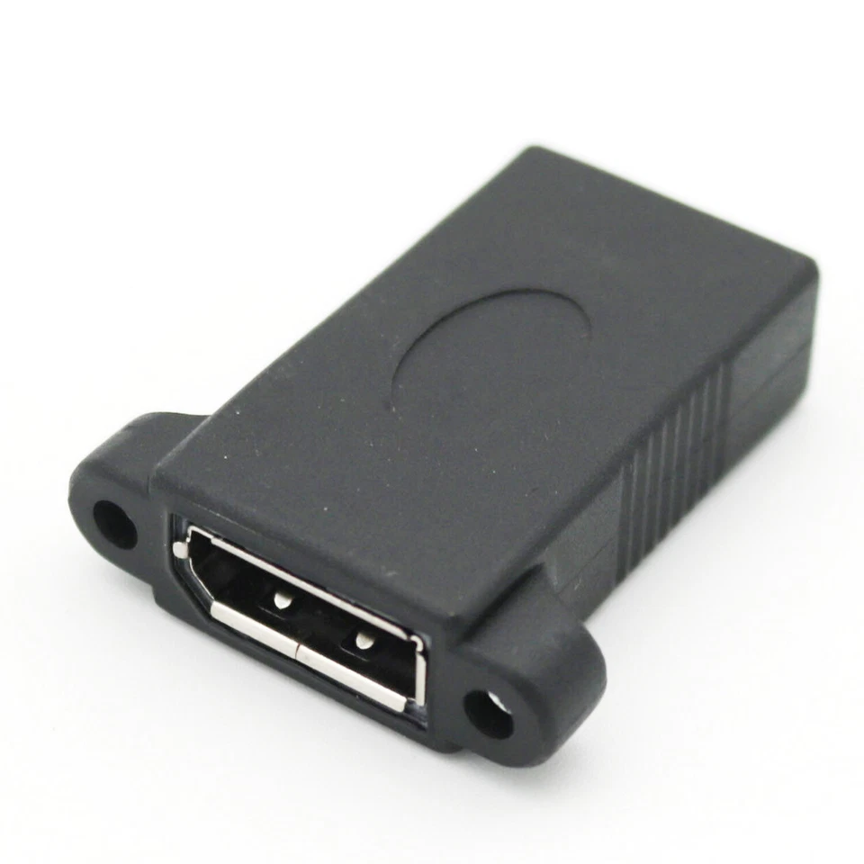 Display Port DisplayPort Female to DP Female Laptop Adapter Converter Connector - Image 1 of 4