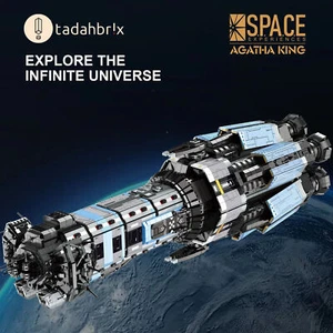 6778PCS Agatha König Schlachtschiff Bausteine Space Shuttle Modell Ziegel41 - Bild 1 von 6