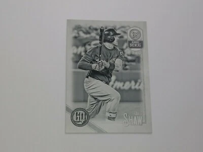 2018 Gypsy Queen ** BLACK / WHITE ** #154 Travis Shaw  #D / 50  - Image 1 of 2