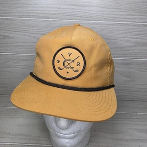 Gorra Frio Valley Ranch Texas Golf Cuerda Amarilla Trenza Snapback - Imagen 1 de 8