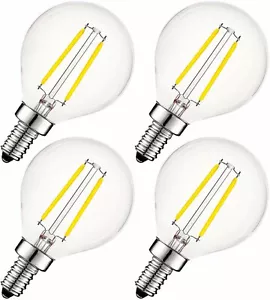 4x Luxrite LED G16.5 Globe Bulb 4W (40W Equivalent) Bright White 400lm E12 Base - Picture 1 of 7