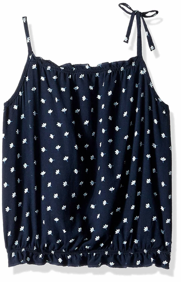 Camiseta sin mangas Roxy Little Sense of Humor para niñas, vestido azul flor torcida, 2 Foto 1 de 1