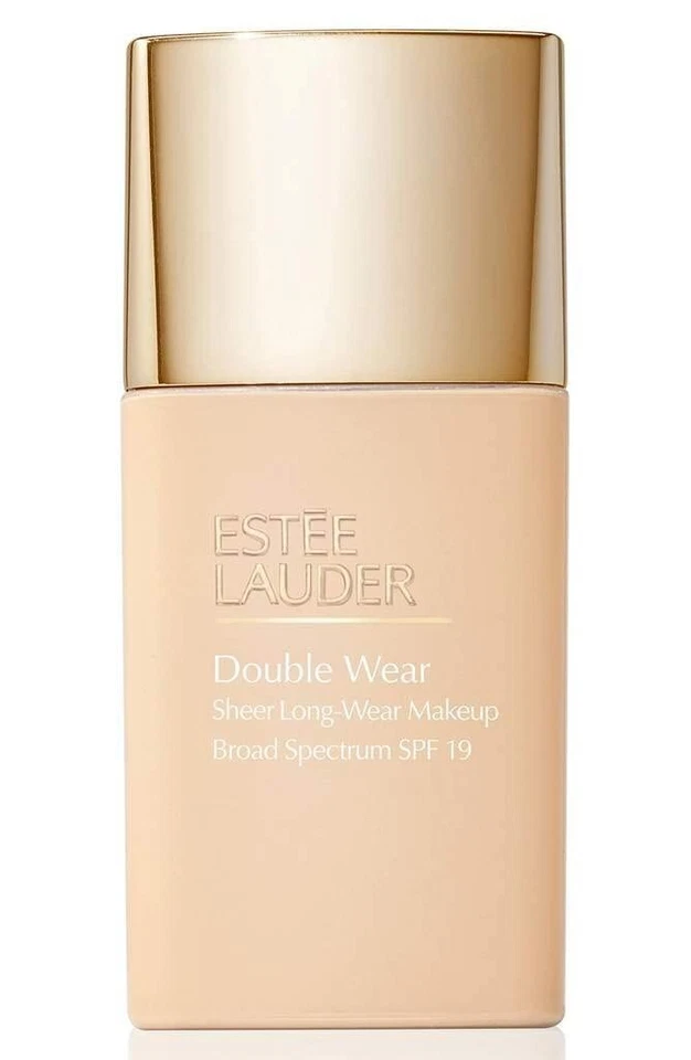 ESTEE LAUDER Double Sheer Long-Wear Foundation, SPF 19, 1 oz - 1W1 BONE, NEW! - Image 1 of 1