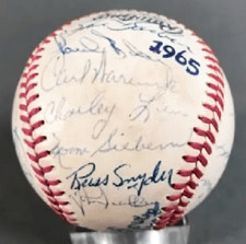 1965 -Baltimore Orioles- Beckett BAS Team Signed/Autograph Baseball - Jim Palmer