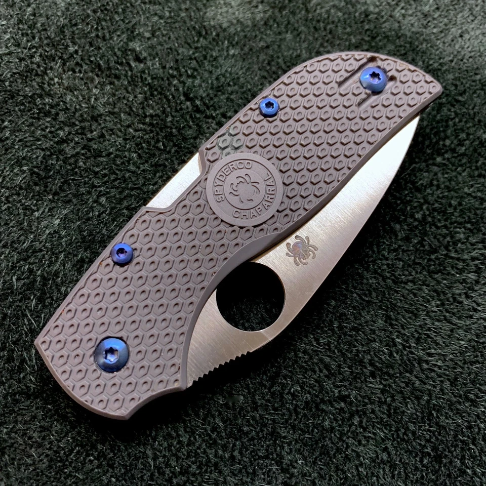 BLADESWELOVE Titanium Screw set (NO KNIFE) for Spyderco Chaparral C152PGY 3 colors