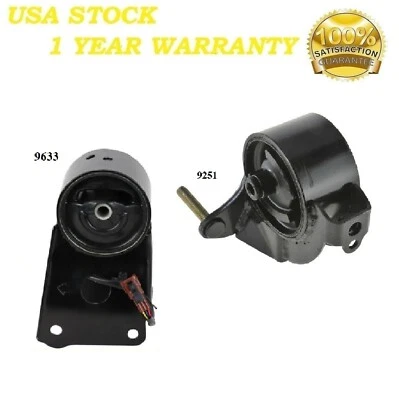 2 PCS FRONT MOTOR MOUNT FIT 2000-2001 Infiniti I30 3.0L Foto 1 de 4