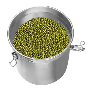 6 L Airtight Rice Bucket 304 Stainless Steel Canister Food Storage Container - Picture 1 of 12