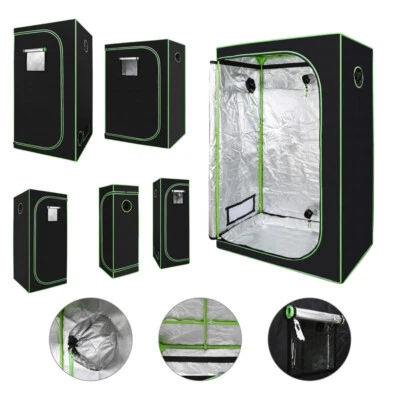Growbox Growzelt Gewächshaus Growschrank Zuchtzelt Indoor Grow Tent Pflanzen Box