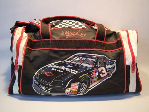 Vintage A.D.S Sports NASCAR Dale Earnhardt #3 The Intimidator Dufflebag Cover