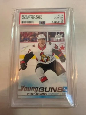 VITALY ABRAMOV, 2019 Upper Deck #227, PSA 10 (POP 11) - Image 1 of 2