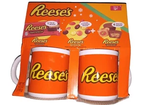 Reese's Peanut Butter Lovers 2 Mug 12oz Gift Set (NO Treats Included) - Picture 1 of 2