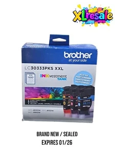 NEU/VERSIEGELT Brother LC3033 3PKS XXL INKvestment Tank 3er Pack Farbe Tintenpatronen - Bild 1 von 3