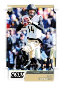 SCORE Kyle Shurmur RC COMMANDERS CHIEFS Vanderbilt COMMODORES - Picture 1 of 1