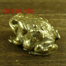 Solid Brass " Toad " table Decoration figurine statue Z408