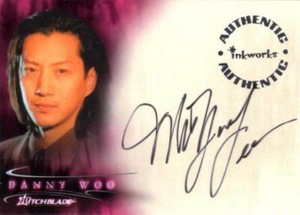 WITCHBLADE 2002 - AUTOGRAPH & REDEMPTION CARD - DANNY WOO - WILL YUN LEE A3