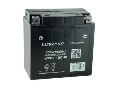 New Ultramax Battery For Norton Ranger Commando 750cc 12N7-4B 12N7D-3B 12N9-3A - Image 1 of 2